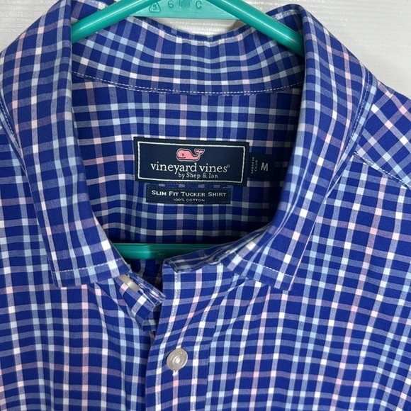 Vineyard Vines Checked Small Fit Tucker Shirt - Picture 2 of 4